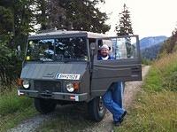 OE7SPI Peter was a great support with a "Pinzgauer 4x4"